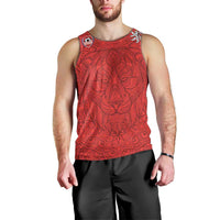 Custom Czech Republic Football Red Version Men Tank Top Go Champion Sporty Style LT18