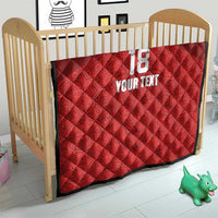 Custom Czech Republic Football Red Version Quilt Go Champion Sporty Style LT18