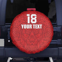 Custom Czech Republic Football Red Version Spare Tire Cover Go Champion Sporty Style LT18