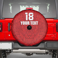 Custom Czech Republic Football Red Version Spare Tire Cover Go Champion Sporty Style LT18