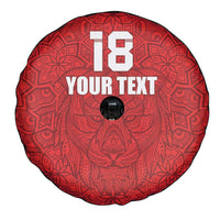 Custom Czech Republic Football Red Version Spare Tire Cover Go Champion Sporty Style LT18
