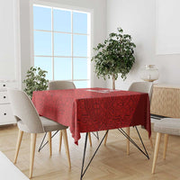 Custom Czech Republic Football Red Version Tablecloth Go Champion Sporty Style LT18