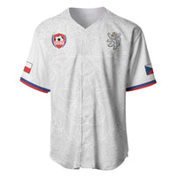 Custom Czech Republic Football White Version Baseball Jersey Go Champion Sporty Style LT18