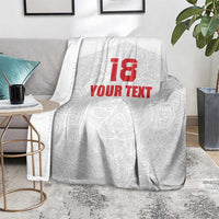 Custom Czech Republic Football White Version Blanket Go Champion Sporty Style LT18