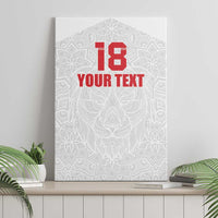 Custom Czech Republic Football White Version Canvas Wall Art Go Champion Sporty Style LT18