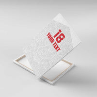 Custom Czech Republic Football White Version Canvas Wall Art Go Champion Sporty Style LT18