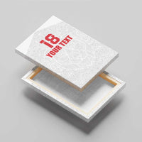 Custom Czech Republic Football White Version Canvas Wall Art Go Champion Sporty Style LT18