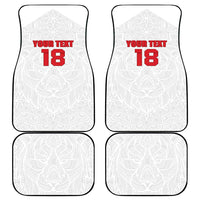 Custom Czech Republic Football White Version Car Mats Go Champion Sporty Style LT18