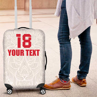 Custom Czech Republic Football White Version Luggage Cover Go Champion Sporty Style LT18