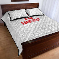 Custom Czech Republic Football White Version Quilt Bed Set Go Champion Sporty Style LT18