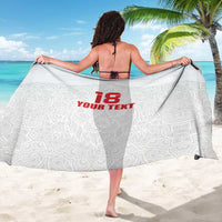 Custom Czech Republic Football White Version Sarong Go Champion Sporty Style LT18