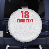 Custom Czech Republic Football White Version Spare Tire Cover Go Champion Sporty Style LT18