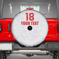 Custom Czech Republic Football White Version Spare Tire Cover Go Champion Sporty Style LT18