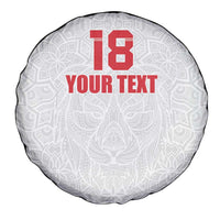 Custom Czech Republic Football White Version Spare Tire Cover Go Champion Sporty Style LT18