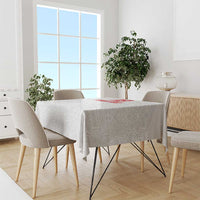 Custom Czech Republic Football White Version Tablecloth Go Champion Sporty Style LT18