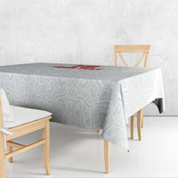 Custom Czech Republic Football White Version Tablecloth Go Champion Sporty Style LT18