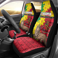 Ethiopia Enkutatash Melkam Addis Amet Car Seat Cover With Bidens Macroptera - Wonder Print Shop