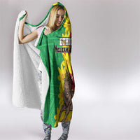 Ethiopia Enkutatash Melkam Addis Amet Hooded Blanket With Bidens Macroptera