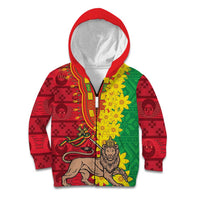 Ethiopia Enkutatash Melkam Addis Amet Kid Hoodie With Bidens Macroptera - Wonder Print Shop