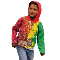 Ethiopia Enkutatash Melkam Addis Amet Kid Hoodie With Bidens Macroptera - Wonder Print Shop