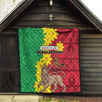 Ethiopia Enkutatash Melkam Addis Amet Quilt With Bidens Macroptera - Wonder Print Shop