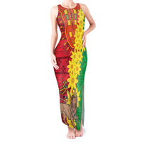 Ethiopia Enkutatash Melkam Addis Amet Tank Maxi Dress With Bidens Macroptera - Wonder Print Shop