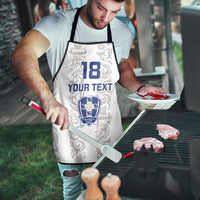 Custom York Minstrel Spirit Apron Norse Viking Pattern White Version - Wonder Print Shop