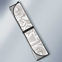 Custom York Minstrel Spirit Auto Sun Shade Norse Viking Pattern White Version - Wonder Print Shop