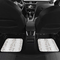 Custom York Minstrel Spirit Car Mats Norse Viking Pattern White Version - Wonder Print Shop