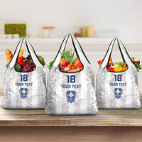 Custom York Minstrel Spirit Grocery Bag Norse Viking Pattern White Version - Wonder Print Shop