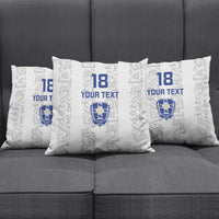Custom York Minstrel Spirit Pillow Cover Norse Viking Pattern White Version - Wonder Print Shop