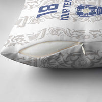 Custom York Minstrel Spirit Pillow Cover Norse Viking Pattern White Version - Wonder Print Shop