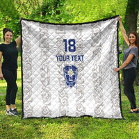 Custom York Minstrel Spirit Quilt Norse Viking Pattern White Version - Wonder Print Shop