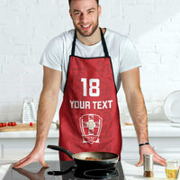 Custom York Minstrel Spirit Apron Norse Viking Pattern Red Version - Wonder Print Shop