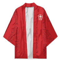 Custom York Minstrel Spirit Kimono Norse Viking Pattern Red Version - Wonder Print Shop