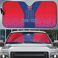 Custom York Heritage Minstrel Auto Sun Shade White Rose of York Patterns - Wonder Print Shop