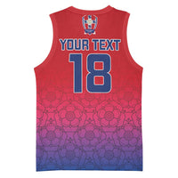 Custom York Heritage Minstrel Basketball Jersey White Rose of York Patterns - Wonder Print Shop