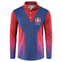 Custom York Heritage Minstrel Button Sweatshirt White Rose of York Patterns - Wonder Print Shop