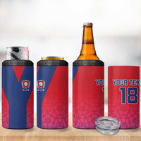 Custom York Heritage Minstrel 4 in 1 Can Cooler Tumbler White Rose of York Patterns - Wonder Print Shop