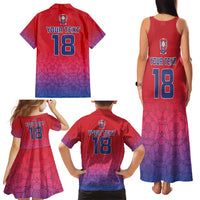 Custom York Heritage Minstrel Family Matching Tank Maxi Dress and Hawaiian Shirt White Rose of York Patterns - Wonder Print Shop