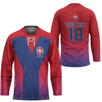 Custom York Heritage Minstrel Hockey Jersey White Rose of York Patterns - Wonder Print Shop