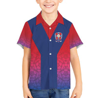 Custom York Heritage Minstrel Kid Hawaiian Shirt White Rose of York Patterns - Wonder Print Shop