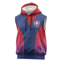 Custom York Heritage Minstrel Sleeveless Hoodie White Rose of York Patterns - Wonder Print Shop