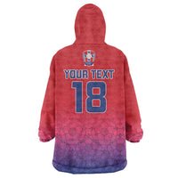 Custom York Heritage Minstrel Wearable Blanket Hoodie White Rose of York Patterns - Wonder Print Shop