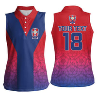 Custom York Heritage Minstrel Women Sleeveless Polo Shirt White Rose of York Patterns - Wonder Print Shop