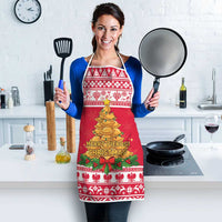 Poland Christmas Apron Oh Pierogi Tree - Wonder Print Shop