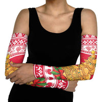 Poland Christmas Arm Sleeves Oh Pierogi Tree - Wonder Print Shop
