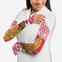 Poland Christmas Arm Sleeves Oh Pierogi Tree - Wonder Print Shop