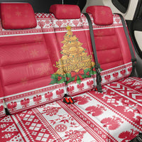 Poland Christmas Back Car Seat Cover Oh Pierogi Tree - Wonder Print Shop