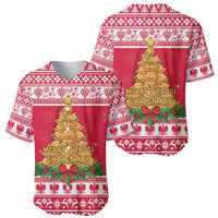 Poland Christmas Baseball Jersey Oh Pierogi Tree - Wonder Print Shop